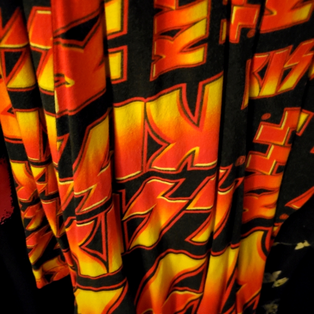 Kiss and Las Vegas Raiders pajama pants